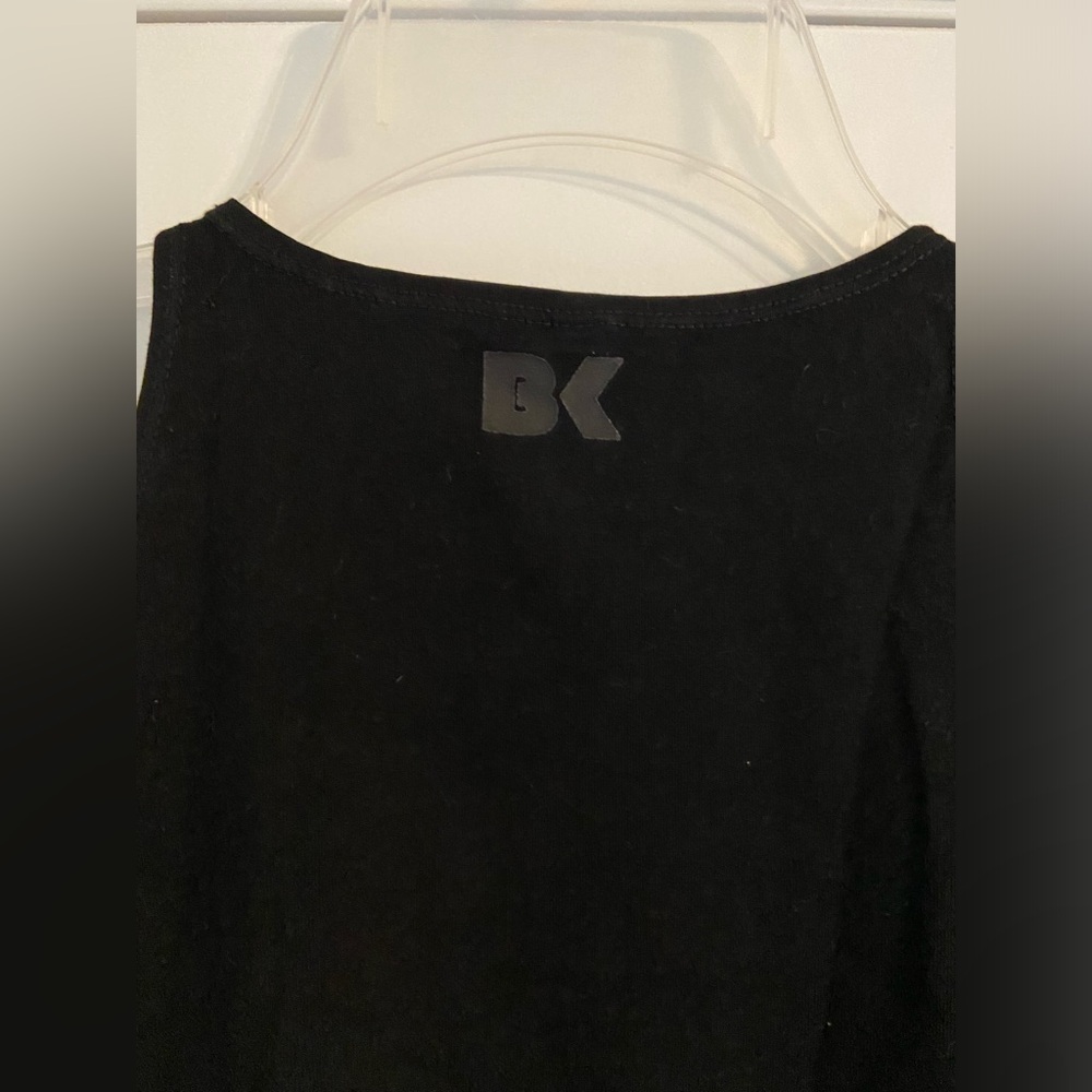 BK crop top, black, size Large - Picture 2 of 4